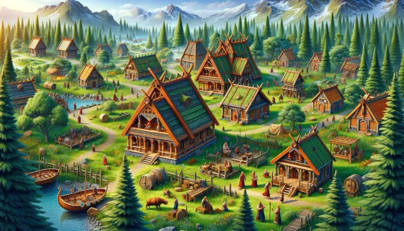 Land of the Vikings: An Immersive City-Building Adventure